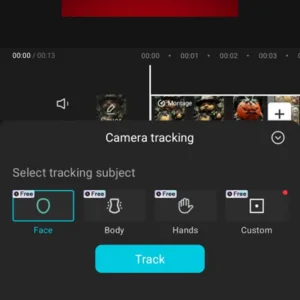 capcut camera tracking