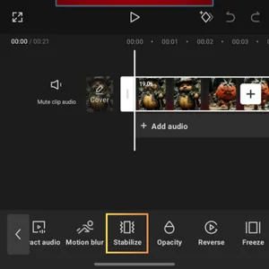 capcut video stabilizer